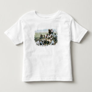カウボーイズ賭博射撃、 発砲の写真 トドラーTシャツ