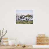 カウボーイズ・アット・ランチ、1904年（写真） ポスター (キッチン)