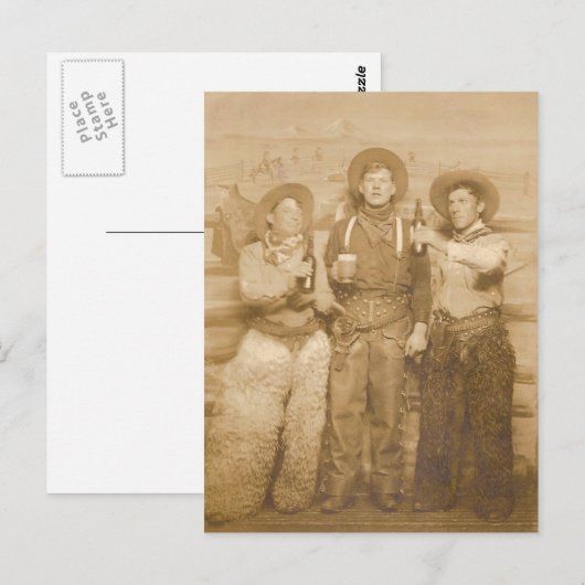 カウボーイズ ポストカード (正面/裏面)