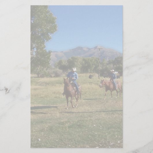 カウボーイズ 便箋 (正面)