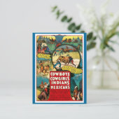 カウボーイズ、女性のカーボーイ – はがき (スタンド正面)