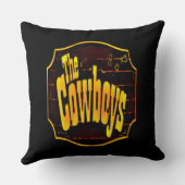 "カウボーイズ"装飾用クッションデザイン。 クッション (裏面)