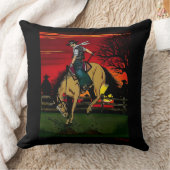 "カウボーイズ"装飾用クッションデザイン。 クッション (ブランケット)