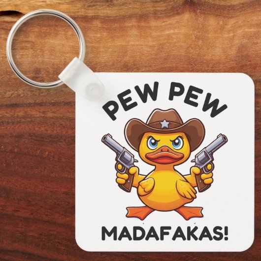 カウボーイダックシェリフ キーホルダー (正面)