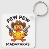 カウボーイダックシェリフ キーホルダー (裏面)