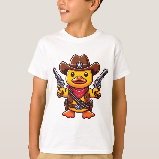 カウボーイダックシェリフ Tシャツ (正面)