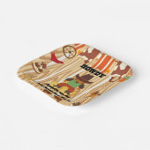 カウボーイテーマの誕生日 ペーパープレート (傾斜あり)