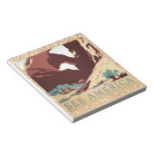 カウボーイデザートヴィンテージ西部馬 ノートパッド (アングル)