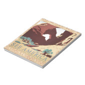 カウボーイデザートヴィンテージ西部馬 ノートパッド (回転)