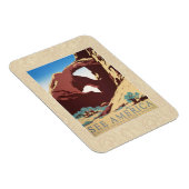 カウボーイデザートヴィンテージ西部馬 マグネット (右側)