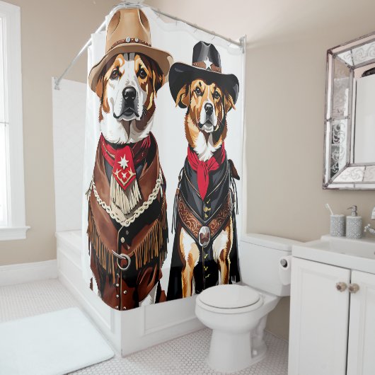 カウボーイドッグ シャワーカーテン (インサイチュ)