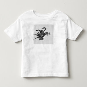 カウボーイネッドcoy乗馬バッキングブロンコ名 トドラーTシャツ