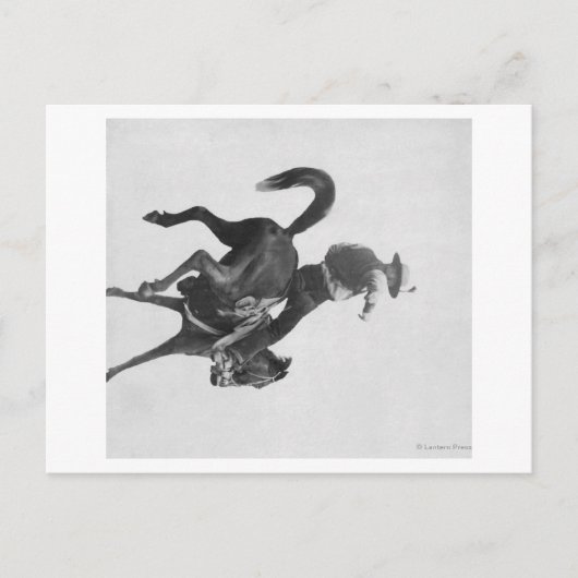 カウボーイネッドcoy乗馬バッキングブロンコ名 ポストカード (正面)