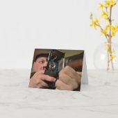 カウボーイノテカード カード (黄色い花)