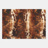 カウボーイハットが牛革ブーツ ラッピングペーパーシート (正面3)