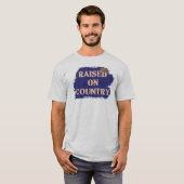 カウボーイハットで国育ち Tシャツ (正面フル)