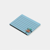 カウボーイハットとスタイリッシュバンダナを着たヤギ ポストイット (アングル)