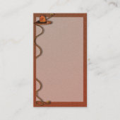 カウボーイハットとロープカスタマイズ可能な名刺 名刺 (正面)