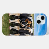 カウボーイハットを着たホルスタイン牛 Case-Mate iPhoneケース (裏面 (横))