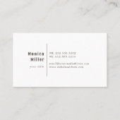 カウボーイハットウエスタンビジネスカード 名刺 (裏面)