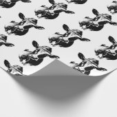 カウボーイハットカウウエスタンファームランチスタイル ラッピングペーパー (角)