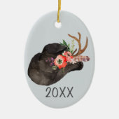 カウボーイハットキープサケカスタマイズ可能なセラミックオーナメント セラミックオーナメント (正面)