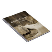 カウボーイハットバーンウッドカントリーウェスタン結婚ズ ノートブック (右側)