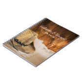 カウボーイハットバーンウッドカントリーウェスタン結婚ズ ノートブック (左側)