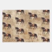 カウボーイハットブーツ牛革 ラッピングペーパーシート (正面3)