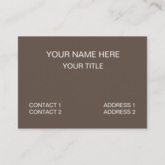 カウボーイハットホース誇りを持ったタンテキサス州 名刺 (裏面)