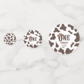 カウボーイハットワン最初のロデオ1番目の誕生日パーティー コンフェッティ (正面)