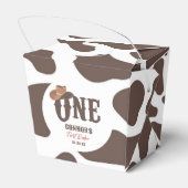 カウボーイハットワン最初のロデオ1番目の誕生日パーティー フェイバーボックス (裏面サイド)