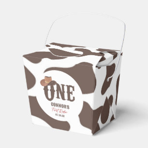 カウボーイハットワン最初のロデオ1番目の誕生日パーティー フェイバーボックス