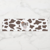 カウボーイハットワン最初のロデオ1番目の誕生日パーティー ペットボトルラベル (シングルラベル)