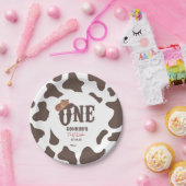 カウボーイハットワン最初のロデオ1番目の誕生日パーティー ペーパープレート (パーティー)