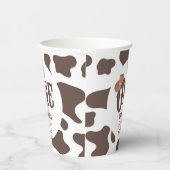 カウボーイハットワン最初のロデオ1番目の誕生日パーティー 紙コップ (右)