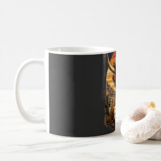 カウボーイハット姿のハイランドコーヒーマグ | カントリーウエスタンギフト コーヒーマグカップ