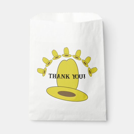 カウボーイハット誕生日パーティー フェイバーバッグ (正面)