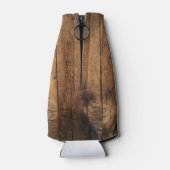 カウボーイハット、ひまわり、バーンドウッドウェスタン結婚ズ ボトルクーラー (裏面)