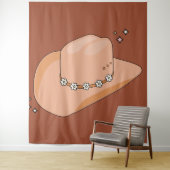 カウボーイハトラストテラコッタ タペストリー (インサイチュ)