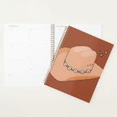 カウボーイハトラストテラコッタ プランナー手帳 (ディスプレー)