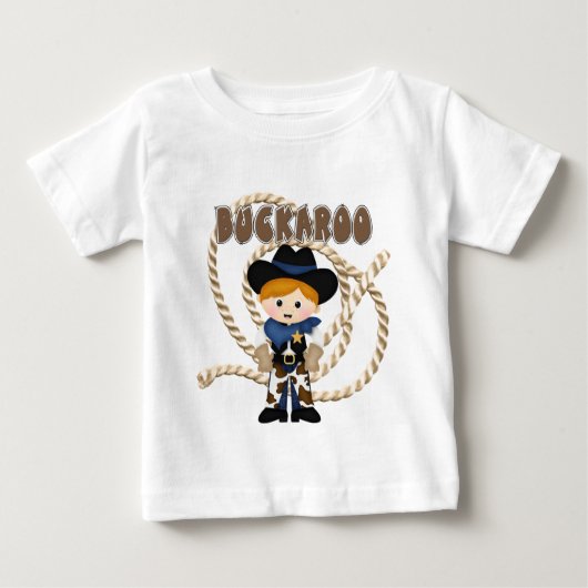 カウボーイバッカルー ベビーTシャツ (正面)
