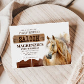 カウボーイバースデーパーティファーストRodeoワイルドウエスト 招待状