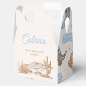 カウボーイバースデーパーティーの好意ボックス フェイバーボックス (オープン)