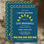 カウボーイバースデーパーティーの招待 招待状