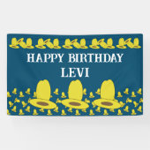 カウボーイバースデーパーティーバナー 横断幕 (横)