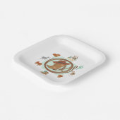 カウボーイバースデーパーティー紙プレート ペーパープレート (傾斜あり)