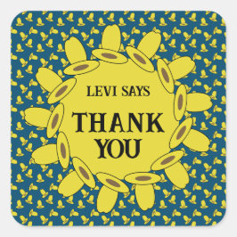 カウボーイバースデーパーティー スクエアシール