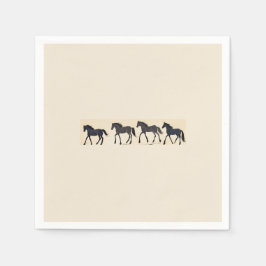 カウボーイバースデーパーティー – ホース スタンダードカクテルナプキン