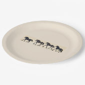 カウボーイバースデーパーティー – ホース ペーパープレート (アングル)